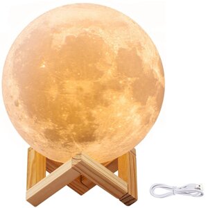 Нічник 3D MOON light 8 см 15845