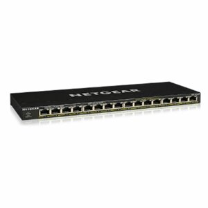 Комутатор Netgear Gs316P-100Eus Rj-45X16, чорний