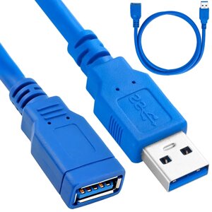 Подовжений кабель Екранований адаптер USB 3.0 1,5 м