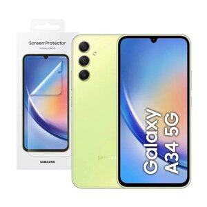 Смартфони Samsung Galaxy A34 5G Колір Зелений 6,6 дюйма 5G 6 Гб Оперативна пам'ять 1 Тб 128 Гб Восьмиядерний