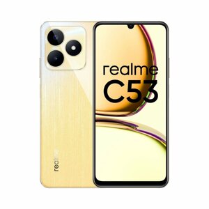 Смартфони Realme C53 6,74 дюйма 8 ГБ оперативної пам'яті 256 ГБ золотий