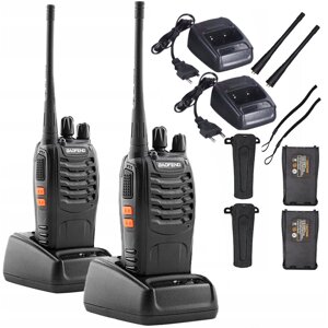 Krótkofalówki 2x walkie talkie baofeng bf888s pmr 14365