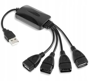 Розгалужувач концентратора 4 порти розгалужувач usb 2.0 AK22