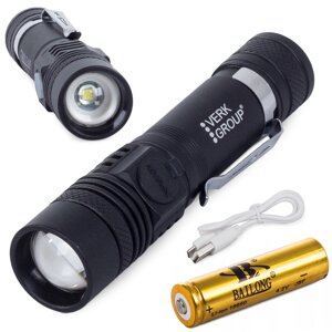 Тактичний ліхтарик Bailong LED Cree Zoom XM-L T6