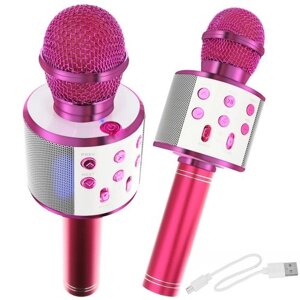 Мікрофон для караоке — рожевий Izoxis 22191