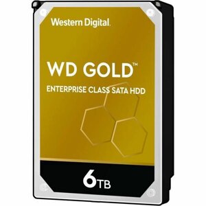 Жорсткий диск Western Digital Gold Wd6003Fryz 3,5 дюйма, 7200 об./хв, 6 Тб