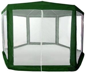 Комерційний садовий павільйон-шатер 2x2x2 м з москітною сіткою Польща
