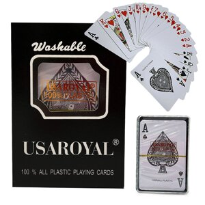 Покерні гральні картки колоди карт із покриттям 54 шт 18215