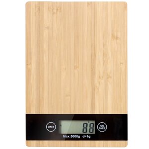 Кухонні ваги Bamboo LCD електронні до 5 кг 17099