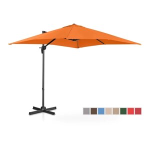 Сад висить - 250 x 250 см - помаранчевий Uniprodo EX10250105 садові парасольки ( -)
