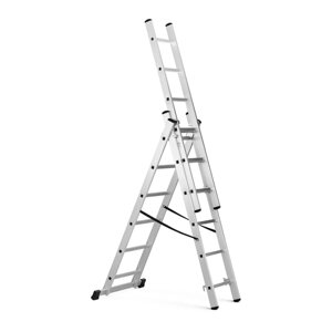 Алюминиевая лестница - Универсальная - 321,2 см MSW EX10061649 Лестницы (-)