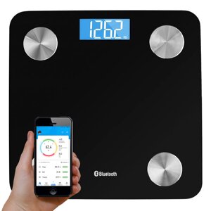 Аналітичні ваги для ванної кімнати Bluetooth LCD Glass 17091