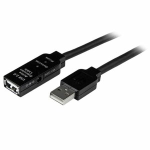 USB-кабель Startech Usb2Aaext25M, чорний