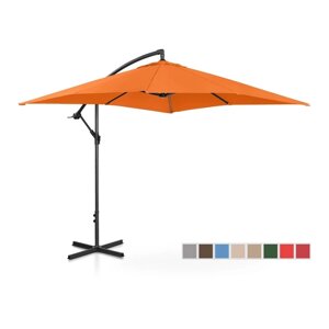 Сад висить - 250 x 250 см - помаранчевий Uniprodo EX10250074 садові парасольки ( -)