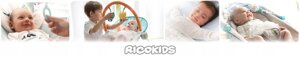 Ricokids 7326 автоматична гойдалка з музикою, бірюзовий