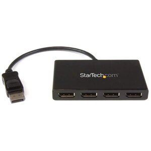 USB-концентратор Startech Mstdp124Dp, чорний