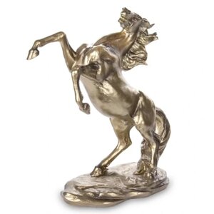 Figurine Horse Rush Прикраса Золото Прикраса 28см Статуетка Бренд Європи