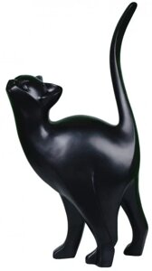 Галерея кішка. Чорний килимок. Маленький 12,5x7x23 см Статуетка Бренд Європи
