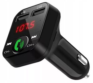Автомобільний fm-передавач bluetooth зарядний пристрій 2x usb mp3 1210