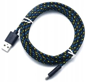USB micro usb кабель 3 м універсальне обплетення Aptel KK21E
