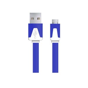 Кабель esperanza micro usb 2.0 a-b m/m 1.0 m плоский фіолетовий EB183DB