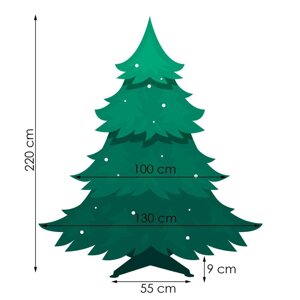 Різдвяна ялинка кавказька ялинка 220 cm_x000D_ Springos CT0082 (5907719441740_x000D_)