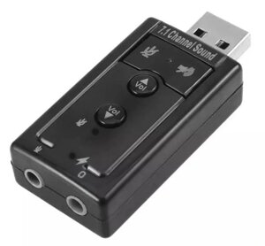 Музична звукова карта usb 7.1 jack 3.5 AK103B