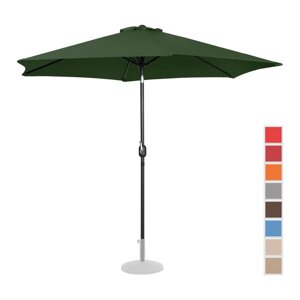 Садовий парасолька - Ø300 см - зелений Uniprodo (-)}}