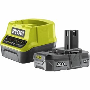 Зарядний пристрій і комплект акумуляторів Ryobi Litio Ion 2 А·год 18 В