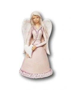 Figurine декоративний ангел з гіпсовим подарунковим подарунком Статуетка Бренд Європи