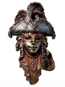 Венеціанська маска людина в капелюсі Cudo Engraver V Статуетка Бренд Європи
