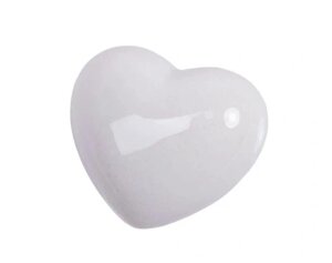 Керамічне серце біле прикраса 3 см Статуетка Бренд Європи