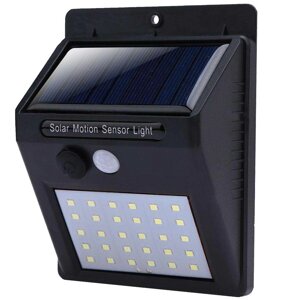 Сонячна лампа 30 LED smd датчик руху сутінку 1390