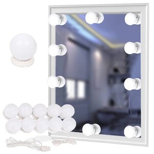 Світлодіодні світильники для дзеркала на туалетному столику, набір для макіяжу, 10 шт.