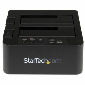 Адаптер для жорсткого диска Startech Sdock2U313R, 10 Гбіт/с, чорний