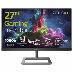 Монітор Philips 272E1Gaj/00 Led Va з РК-дисплеєм, без мерехтіння, 144 Гц