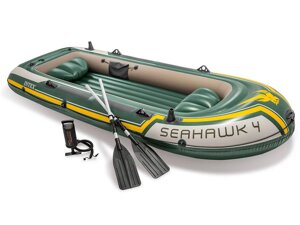 Надувний човен Seahawk 4 Set 351 x 145 x 48 см INTEX 68351