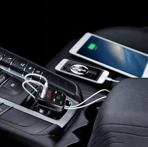 Bluetooth автомобільний fm-передавач 2x usb mp3 зарядний пристрій