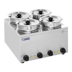 Станція Supova - 4 x 2,75 L - нержавіюча сталь Royal Catering (-)}}