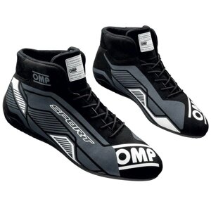 Omp Sport Rally Shoes Чорний/Білий 39