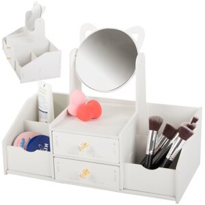 Органайзер для косметики, дзеркало, туалетний столик, ящик для інструментів.