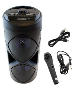 Динамік bt usb радіо чорний + мікрофон ZS45D