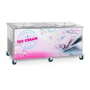 Машина для тайского мороженого - 2 x 50 см - 6 x GN Royal Catering (-)