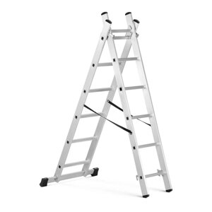 Алюминиевая лестница - универсальный - 243,2 см MSW EX10061648 Лестницы (-)