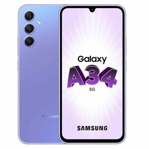 Смартфони Samsung A34 5G 6,6 дюйма 128 ГБ 6 ГБ Оперативна пам'ять 128 ГБ