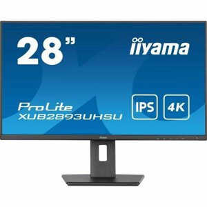 Монітор Iiyama Prolite 28 дюймів зі світлодіодною підсвіткою Ips, без мерехтіння, 50-60 Гц