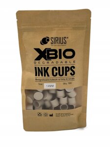 Татуювання татуювання Еко -фарби кружки 14 мм 100 шт. Sirius Xbio Bio.