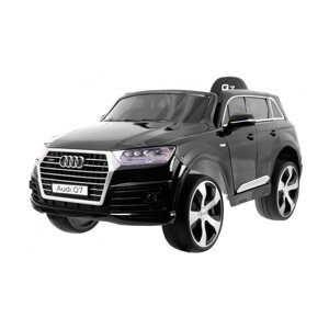 Підіймач акумулятора Audi Q7 для дітей, чорна фарба + пульт дистанційного керування + безплатний запуск