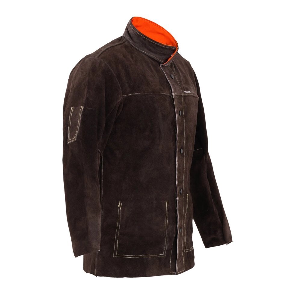 Піджак для зварювання - шкіра - розмір XL Stamos Welding Group (-) від компанії Euromarka - фото 1