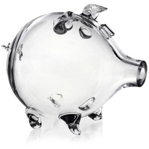Piggy Bank Glass з будь-яким гравером Статуетка Бренд Європи